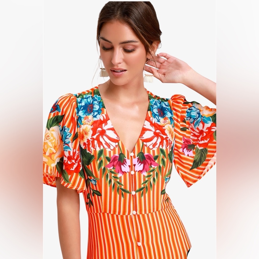 LULUS Roam the Riviera Maxi Dress NWT Size XS - Picture 4 of 15